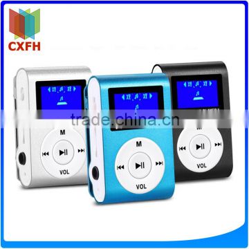 Durable in use lithium battery mini portable MP3 player