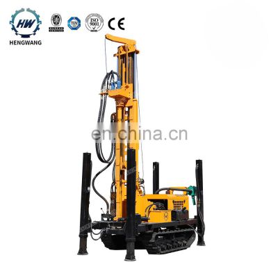 Hengwang HQZ220L crawler mounted mobile mine dth percussion blasting drilling rig