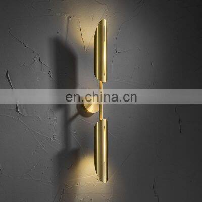 Luxury Living Room Background Bedroom Metal Material Creative Wall Bedroom Lamp For Lighting Decoration