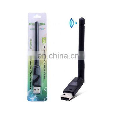 USB Wifi Receiver Dongle 150Mbps USB2.0 Wireless Wifi Adapter Network Cards For Laptop MiniPC Computer TV Box