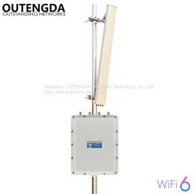 802.11AX WIFI6 3600Mbps Outdoor wieless access point Dual band 2.4&5.8GHz outdoor POE router For farm outdoor IP67 waterproof AP Router
