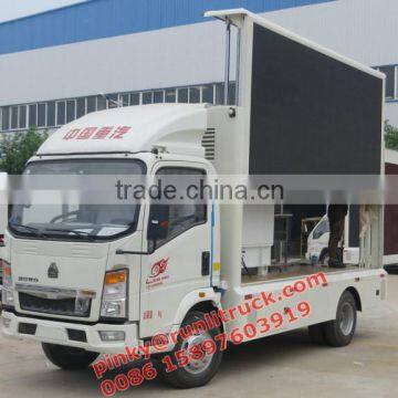 HOWO 6Wheels MiNI LED Trucks, Out door Mobile LED Advertising Truck P10, P8, P6 LED Screen on Sales