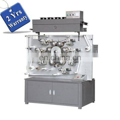 UGS1006 6 Color 2 Side Automatic Rotary Textile Label Printer, garment wash care tape ribbon printing machine