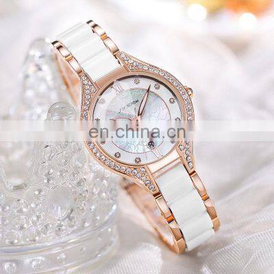 SINOBI 2022 Women Watch S9857L Date Window Designer Watches Famous Brands Women Chic Fancy Girl Handwatch