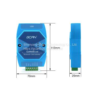 GCAN-203 Bluetooth To CAN Converter for Real-time Data Mobile APP Monitoring In Car photo-2