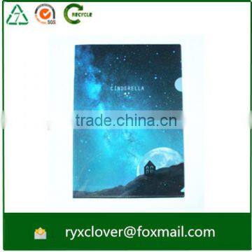 Plastic Sheet Protector L Shape File Folders With Custiomized Photo photo-2