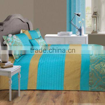 Jacquard patched high quality duvet cover