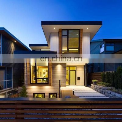 Modern Light Steel Structure Prefabricated Luxury Villa Two Storey Garden Office Prefab House Villa