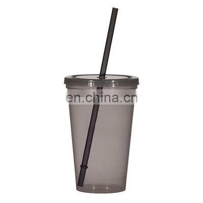 Fancy Drinkware Transparent Small Luxury Custom Logo Designer Reusable 2022 Ice Cream Smoothie Cute Black Tumbler photo-2