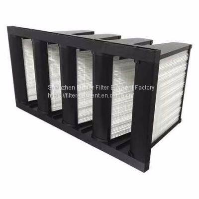 Filtration HEPA system V-Bank Filter