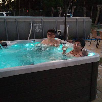 JOYEE Jacuzzi New Modern Air Bubble Massage Outdoor Spa Hot Tub photo-3