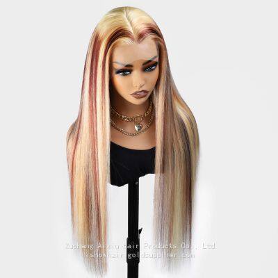 150% Density Straight Heir Lace Front Wig Human Hair Wigs 13X4 Lace Front Wig photo-4