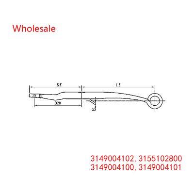 3149004102, 3155102800, 3149004100, 3149004101 Trails Trailer Trolley Spring Wholesale For SAF