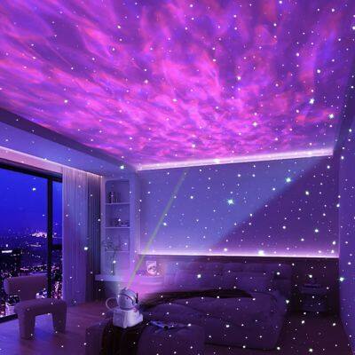 Ripple Face Astronaut Galaxy Projector Light 18 Nebula Effects Starry Sky Led Night Lights Remote Control Moon Lamp Kids Gift photo-4