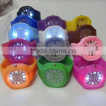 fashion silicone jelly candy wrist watch for christmas gifts