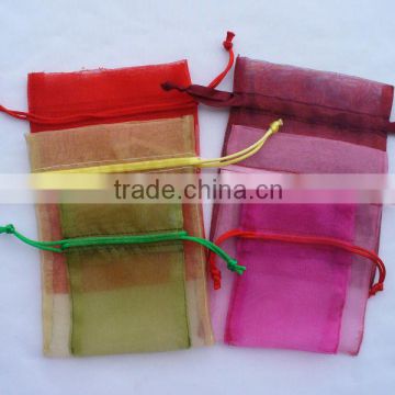 cheap fashion custom organza gift pouch