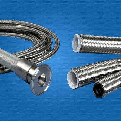 Flexible Corrugated PTFE Hydraulic Hose Braided With 304 Stainless Steel photo-2