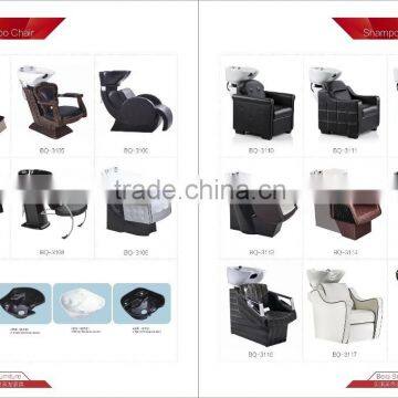 Black Classical Hair Washing Shampoo Chair,elegant Barber Shop Equipment Head Wash Basin Sofa photo-3