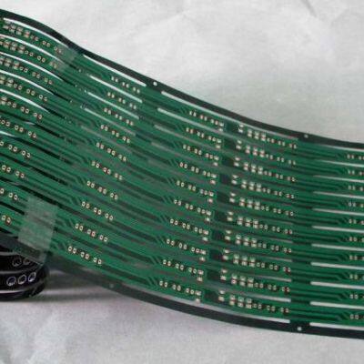 PCB de ouro espesso em placa fina de duas camadas, PCB de dedos de ouro para cart?o SG de ouro espesso ultra fino