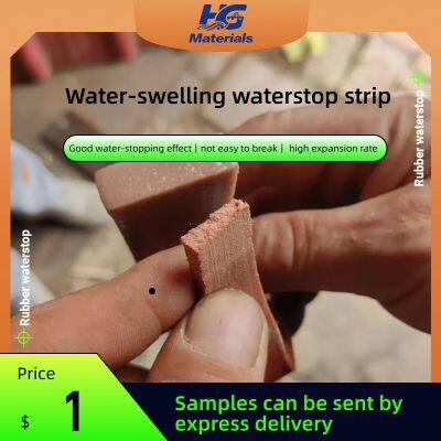 Waterstop sealant putty-type silicone rubber waterstop strip for leak-sealing and waterproofing, expands upon contact with water