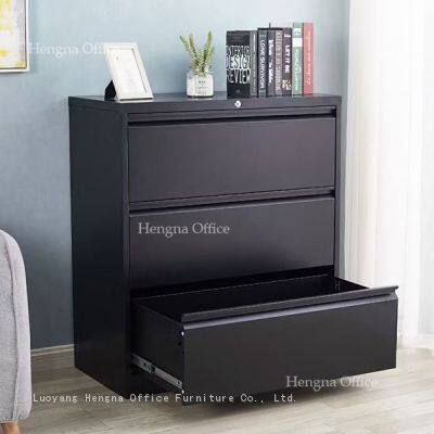 Vertical Metal Archive Cabinet Office Use, Cold Rolled Steel with Interlocking Safety Mechanism, High Quality