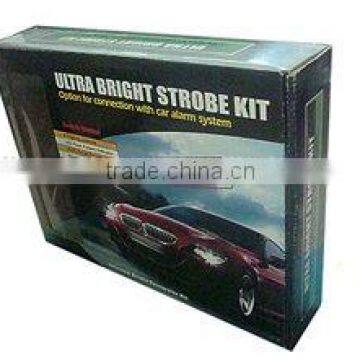 car accessories packing corrugated board paper box