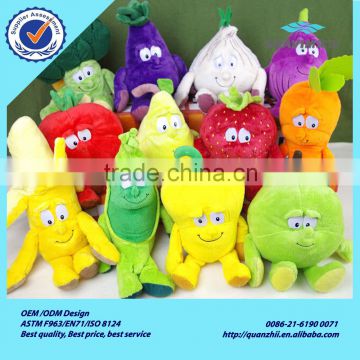 Fruits and vegetables fruits and vegetables plush toy doll garlic, peas. Sydney, cherry                        
                                                Quality Choice