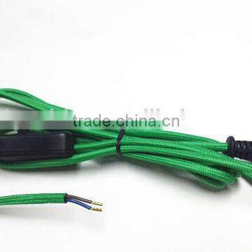 White Textile Cordset With 304 Inline Swutch photo-4