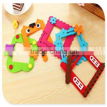 Different type of felt decoration for children or christmas