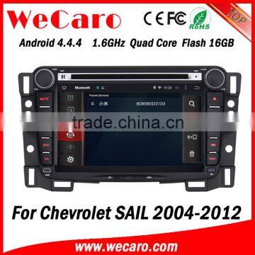 Wecaro WC-CS7048 Android 4.4.4 car dvd player touch screen double din radio for chevrolet sail WIFI 3G mirror link 2004 - 2012