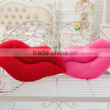 Newest Pink and Red Sex Interesting Lip Shaped Pillow photo-4