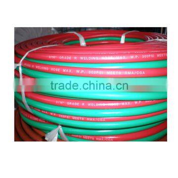 Flexible 3/16'' R grade Rubber Twin Line Welding Hose for Gas soldering