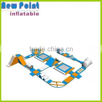 PVC high quality floating water inflatable fun park for kids and adults