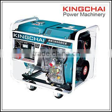 KINGCHAI Power Machinery open type 5kva diesel generator 3 phase digital display panel/ double meters 50hz                        
                                                Quality Choice