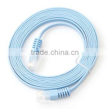 Ultra Slim Flat Cat6 UTP Ethernet Network Patch Cable photo-2