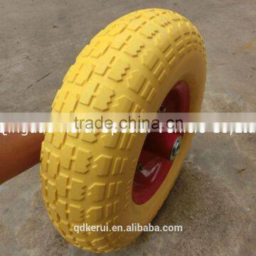 13x4.00-6 pu foam wheel for wheelbarrow use