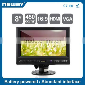 Hot sale lcd monitor KTV/HOTEL Application 8 inch lcd monitor