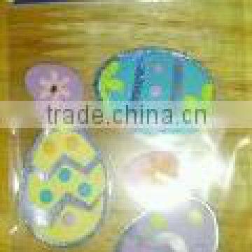 promotion halloween stickers easter bunny/easter eggs stickers