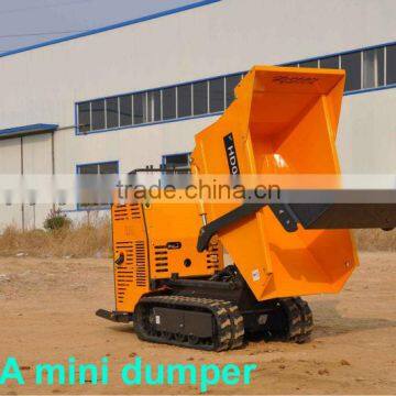 mini functional dumper,load 500kgs,hydraulic transmission,1447mm ultrahigh dumping height