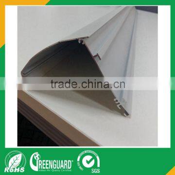 frosted surface length 1m curtain aluminium alloy track top cover and bottom curtain rails