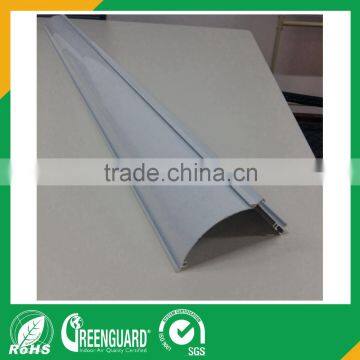 aluminium alloy accessories for zebra blinds cover and curtain rail