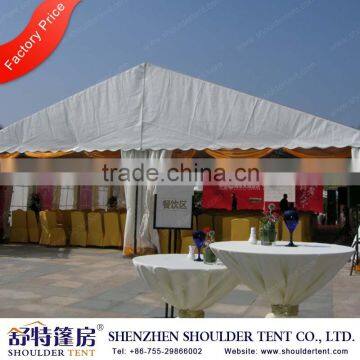 White Luxury Wedding Tent with Glass Walls for Sale