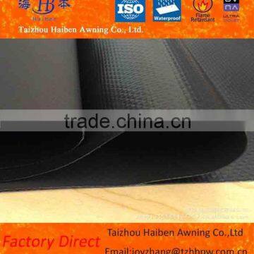 Waterproof 100% Polyester Heavy duty Black Vinyl Tarps