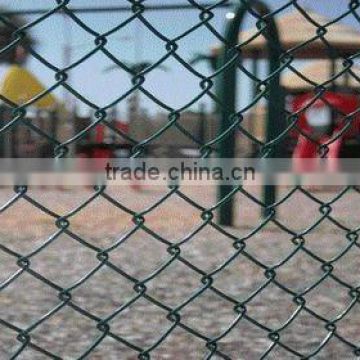 powder coated chain link fence