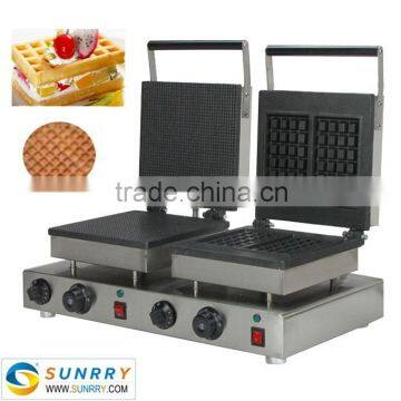 2015 Promotional electric cake waffle baker and custom plate waffle machine (SUNRRY SY-WM57C)