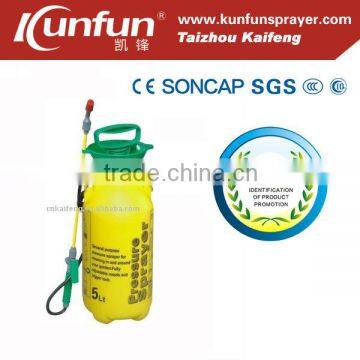 5L plastic garden pressure sprayer