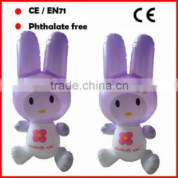 PVC toys for kids inflatable rabbit for promotion