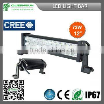 3W/10W CREE LED chip Single/Double row LED light bar & 72w led light bar DRLB72