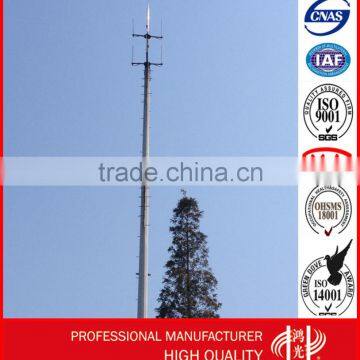 Galvanized Telecommunication Monopole Tower, China Mobile Phone Signal Tower                        
                                                Quality Choice