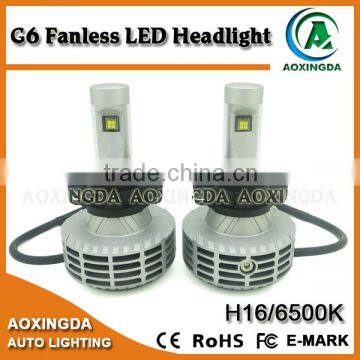 3000K 4300K 6500K 8000K 10000K 6000LM G6 G7 super bright car LED headlight H16